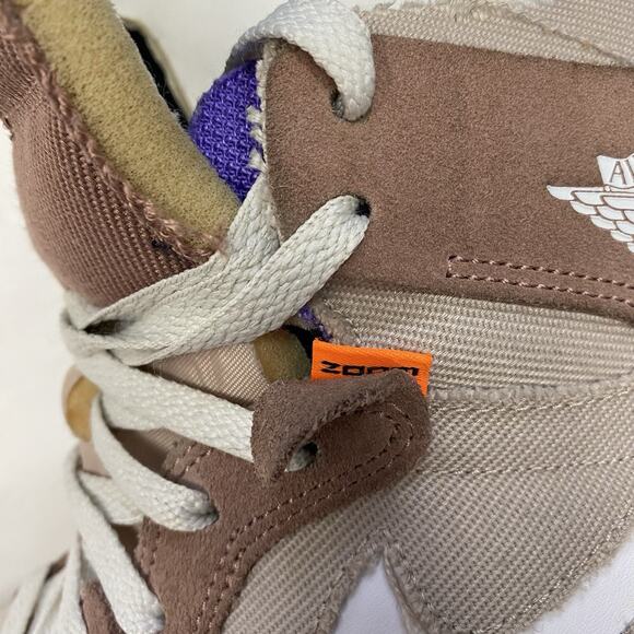 Air Jordan 1 Zoom Comfort Pink Oxford Light Chocolate CT0978-201 Men’s 10.5 - Picture 3 of 8